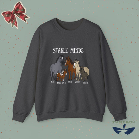 LIMITED PRINT!- Stable Minds Crew Neck