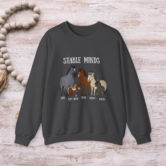 LIMITED PRINT!- Stable Minds Crew Neck